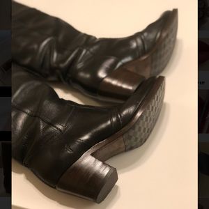 🆕 Frye black leather knee high boots